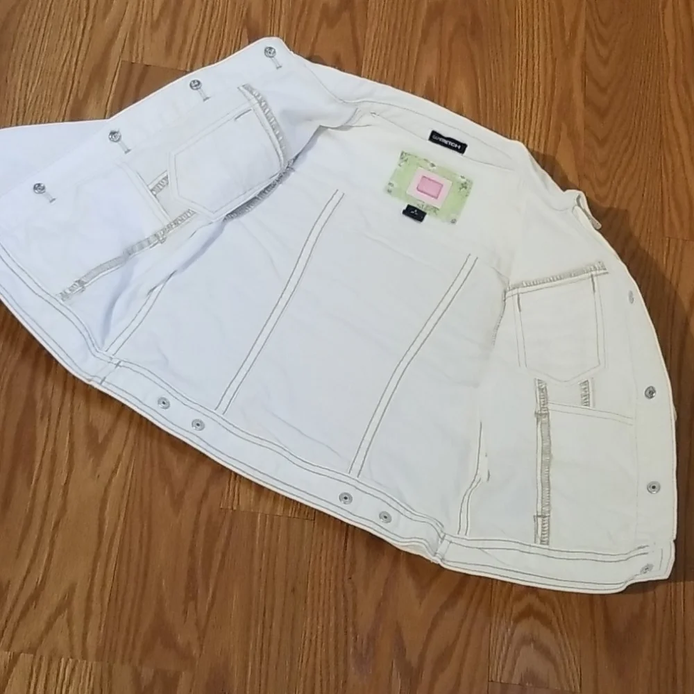 White‎ gap jean jacket s 5/6